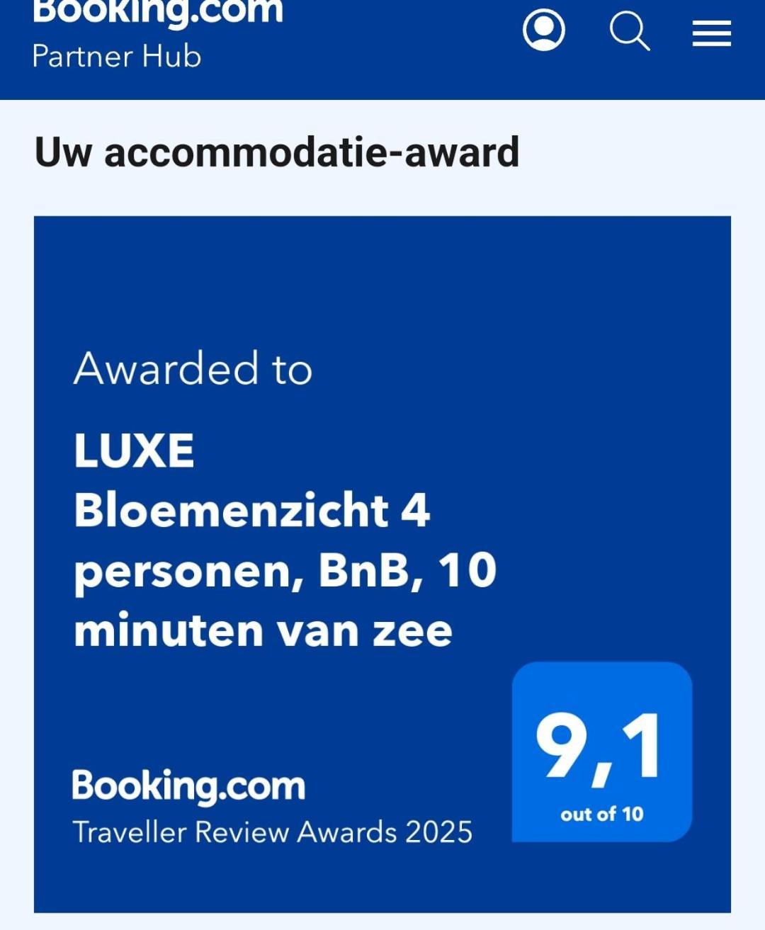 Luxe Bloemenzicht 4 Personen, Bnb, 10 Minuten Van Zee Breezand Εξωτερικό φωτογραφία